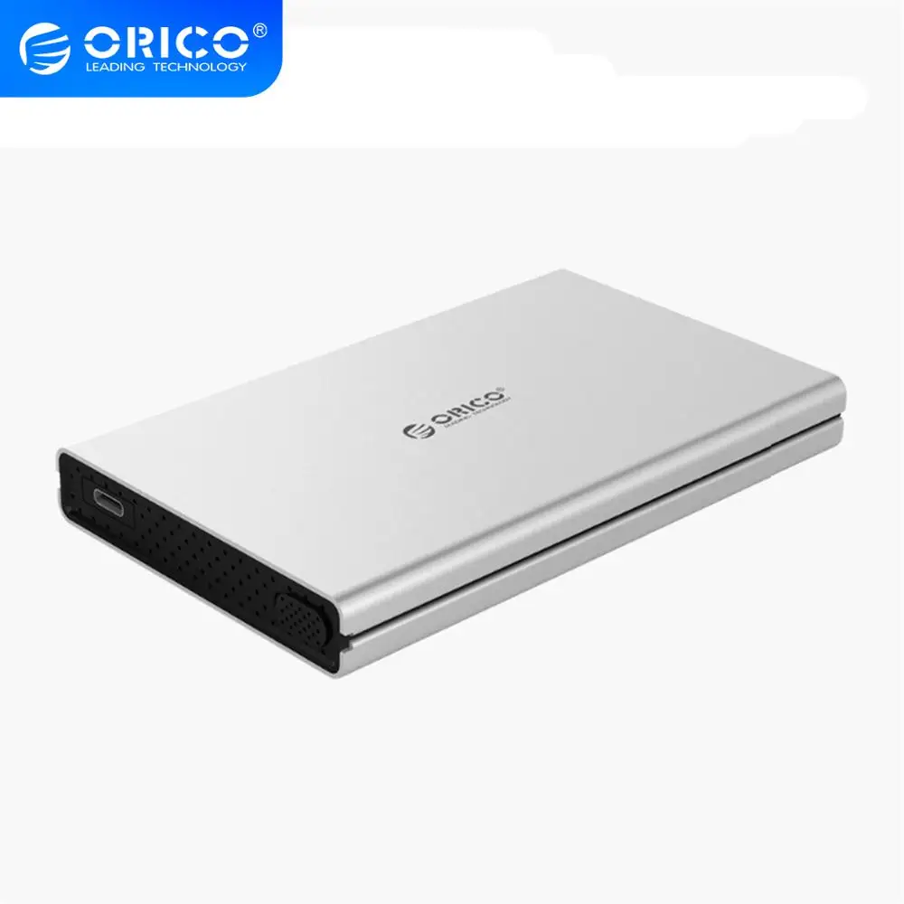 Корпус для жесткого диска ORICO 2 5 дюйма SATA на Type C алюминиевый сплав Mac Linux Windows USB3.0 3