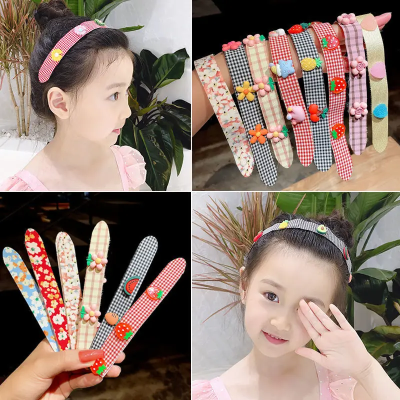 

Three children's baby velcro headband hairband female hairpin girls hairpin bangs posted broken posts headband headdress