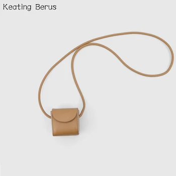 

New Leather Shoulder Bag PU Crossbody Bag Tiny Square Handbag Small Messenger Change Lipstick Pocket High Quality Bags For Women