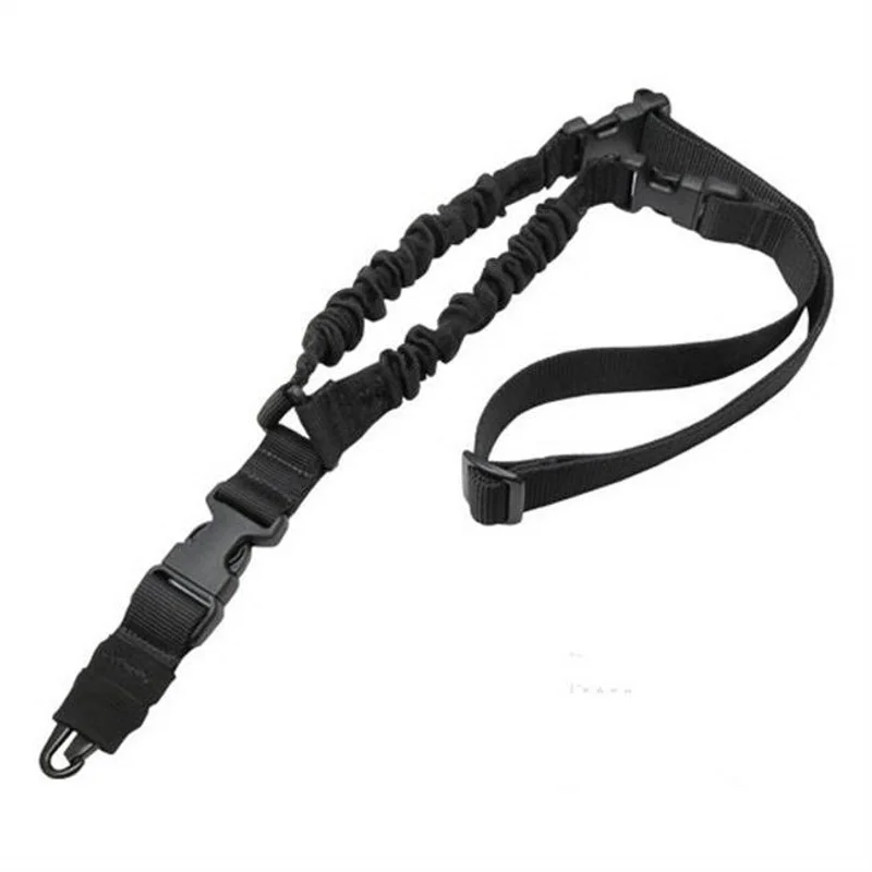 

Heavy Duty Tactical 1 One Single Point Gun Sling Belt Adjustable Hunting Military Airsoft Bungee Rifle Shoulder Strap Gun Rope