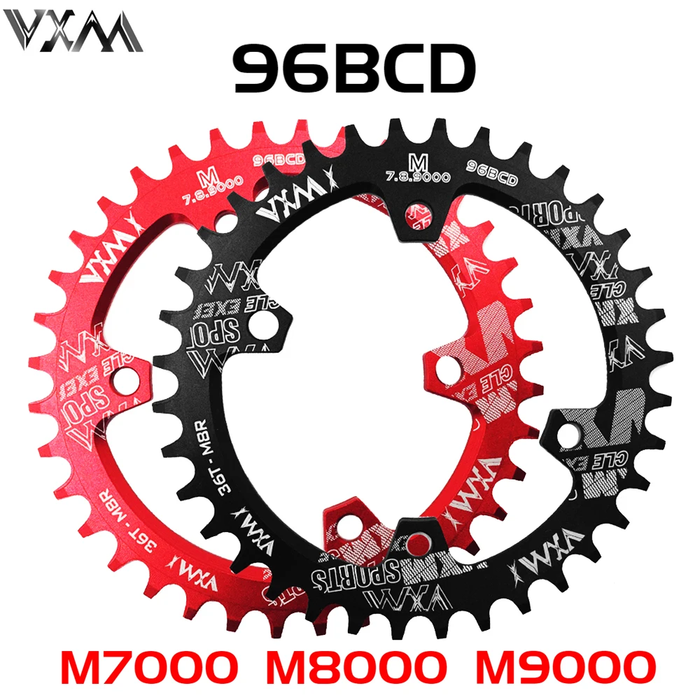 VXM круглый 96BCD бензопилы MTB Горный BCD 96 велосипед 32T 34T 36T 38T зубные части пластины для M7000 M8000 M9000
