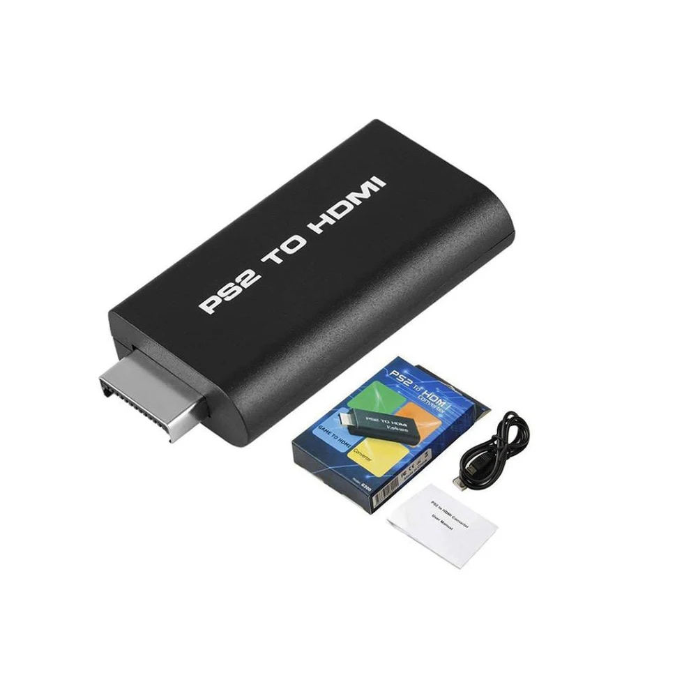 PS2 дисплей к HDMI кабель конвертер адаптер аудио выход игры к HDMI адаптер для sony playstation 2 SP2 HD tv Andorid tv Box