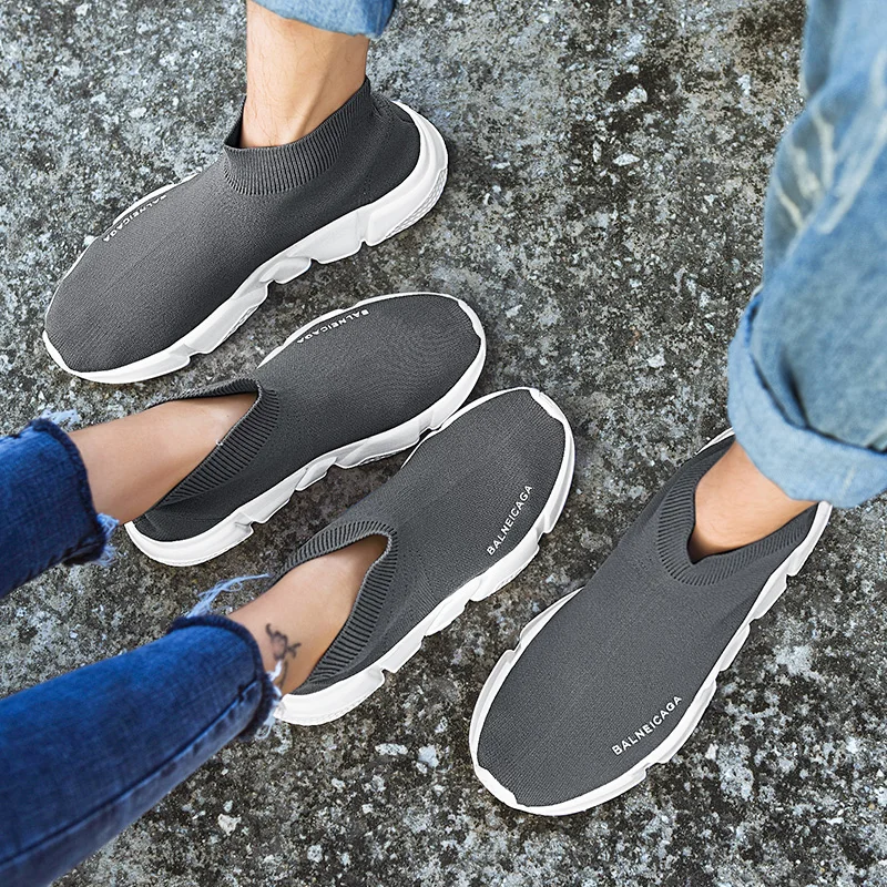 Модные пары спортивная обувь из сетчатого материала; Для мужчин кроссовки zapatillas hombre Deportiva; сезон весна-осень Для мужчин светильник беговые кроссовки для пар, хлопковые носки для детей; обувь