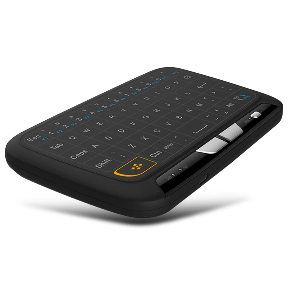 Полный тачпад Беспроводная мини клавиатура 2,4 ГГц Air mouse tv пульт дистанционного управления с большой сенсорной панелью для смарт-ТВ на андроид ТВ коробка ПК