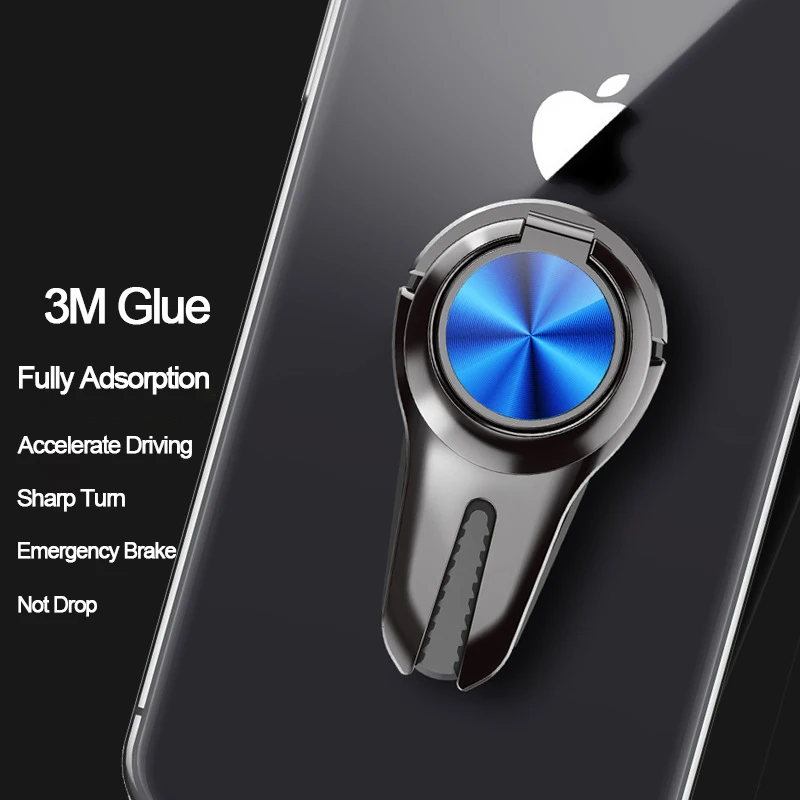 

Multi-Function Universal Finger Ring Holder In car Air Vent Mount Support Mobile Cell Smart Phone Stand For iPhone 8 Samsung S8