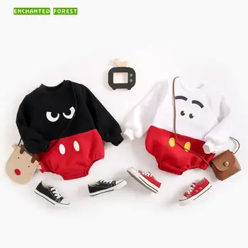 

Baby clothes 100% cotton cartoon children's onesies baby winter triangle jumpsuit newborn autumn&winter onesies baby jumpsuit