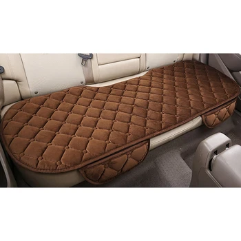 

Car Seat Covers Protector Mat Auto Rear Seat Cushion Non-slip Keep Warm Winter Plush Velvet Back Seat Pad Fit Most Vehicles