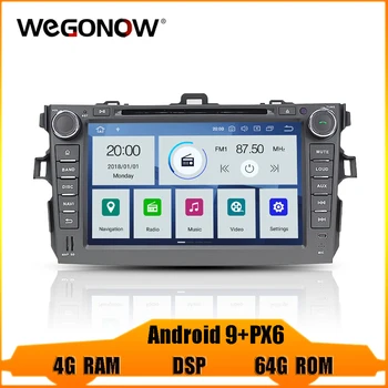 

DSP PX6 IPS 8'' Android 9.0 4GB 64GB Car DVD Radio Player Wifi GPS map RDS Bluetooth For Toyota Corolla 2006 - 2009 2010 2011