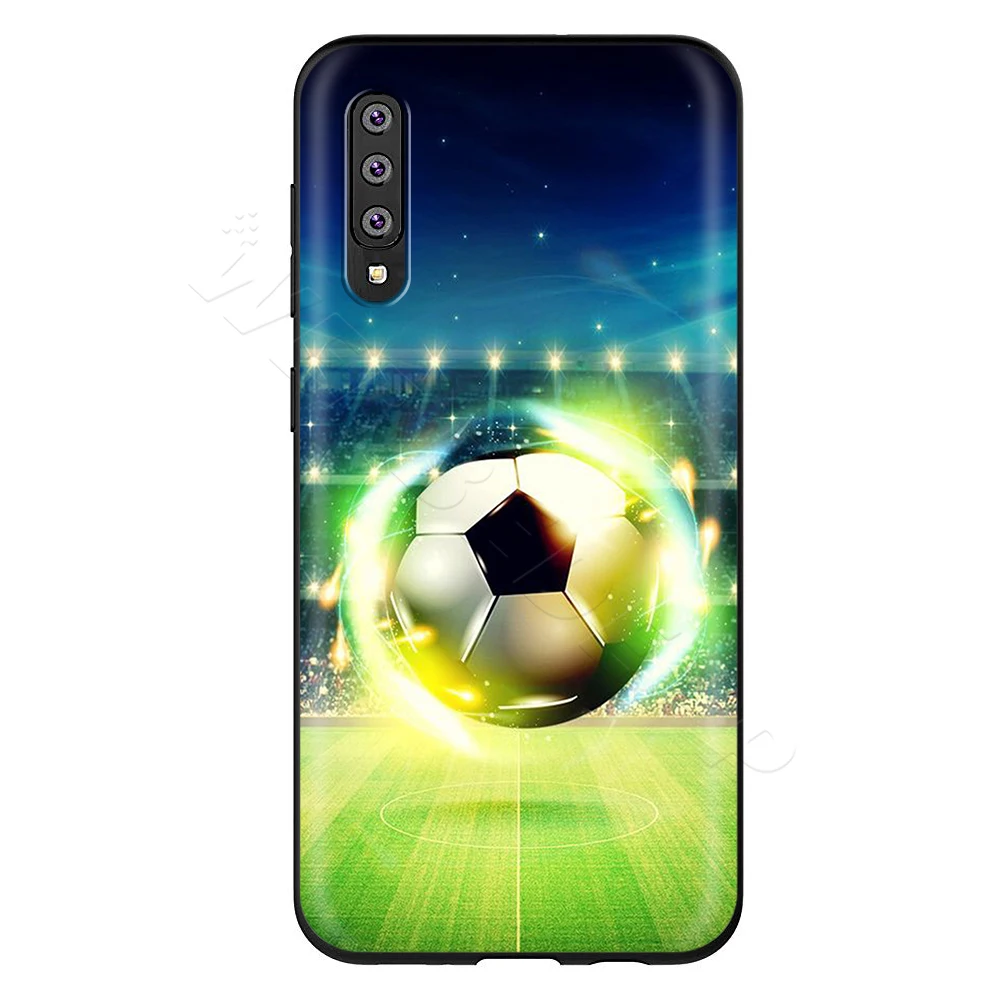 Webbedepp Футбол спортивный Чехол для samsung Galaxy S7 S8 S9 S10 Edge Plus Note 10 8 9 A10 A20 A30 A40 A50 A60 A70 - Цвет: 2