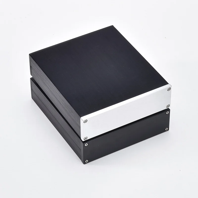 Full aluminum 1405 amplifier chassis mini dac enclosure phono box 147.5x42x169mm