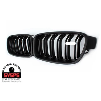 

High Quality ABS Front Middle Grille Double Slat Style Three Color Options For BMW 3-series F30 F35 2012-2018 Year
