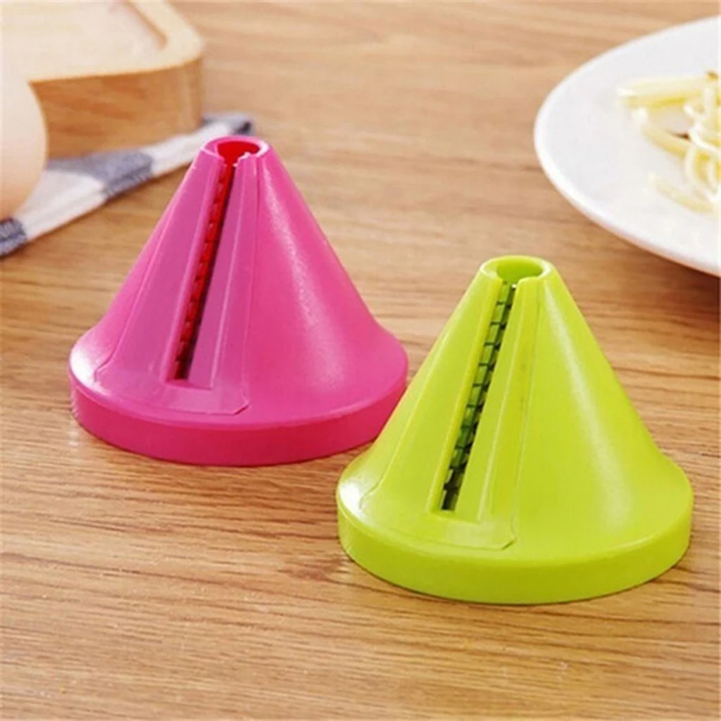 Vegetable Slicer Shred Device Spiral Carrot Radish Cutter Grater Cooking Tool Kitchen Tool Gadget Funnel Model