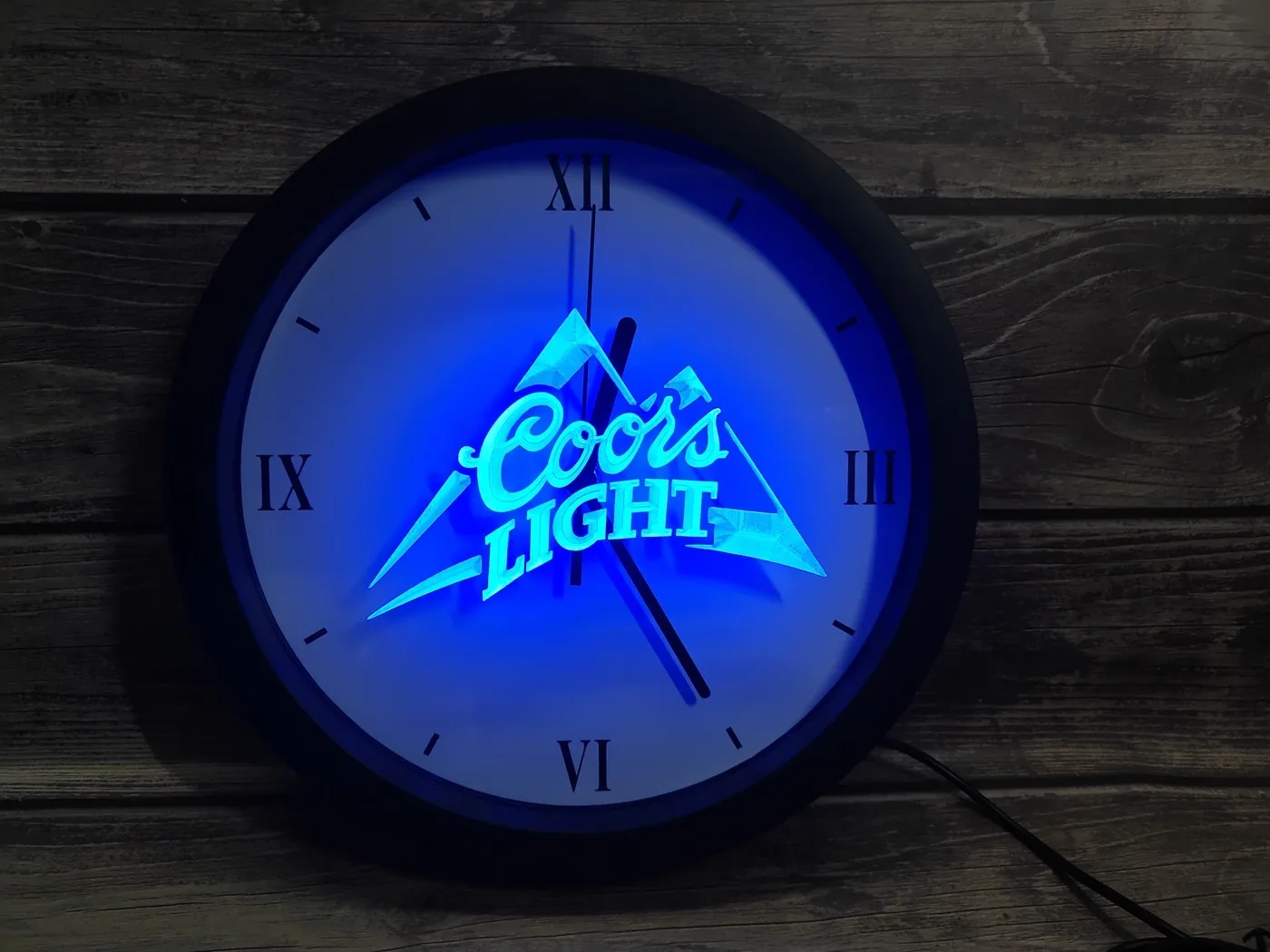 Coors Light Neon Wall Clock Brand New 