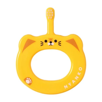 

Baby Toothbrush Small Anti-card Throat Soft Hair Toothbrush Hand Ring Training Grip Cute Cartoon Toothbrush Children Chewing Toy