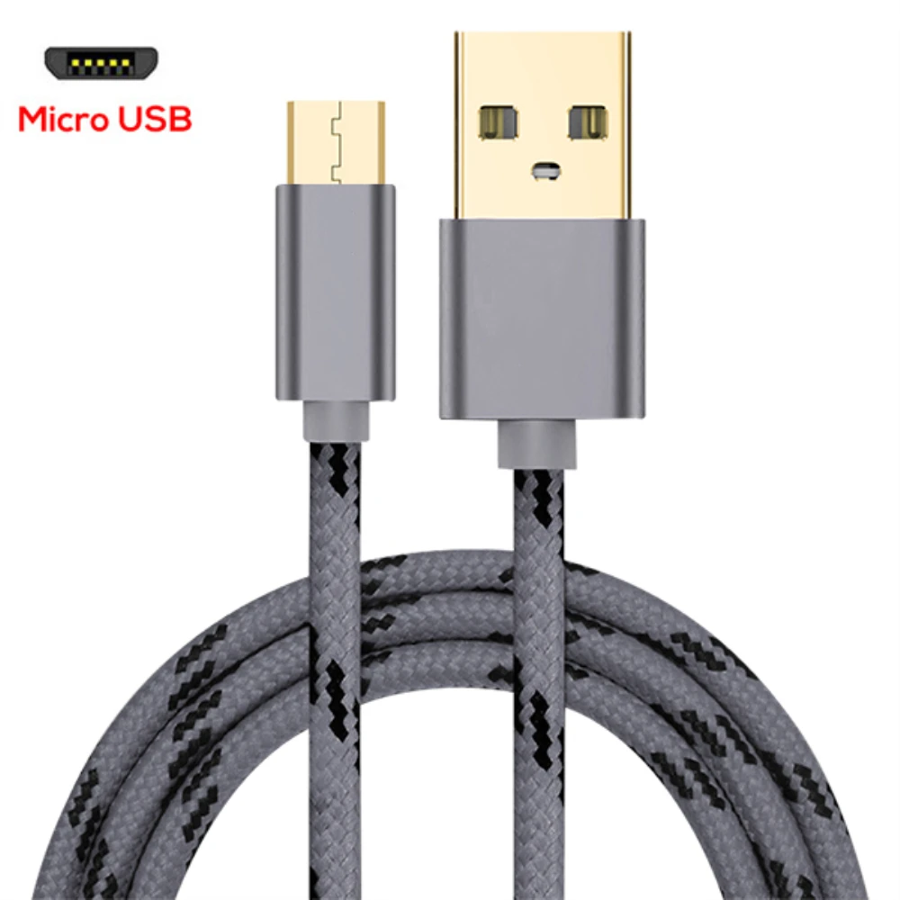 Кабель Micro USB для синхронизации данных для samsung S8 S9 S10 huawei mate 20 P30 2.4A кабели для быстрой зарядки мобильных телефонов Microusb