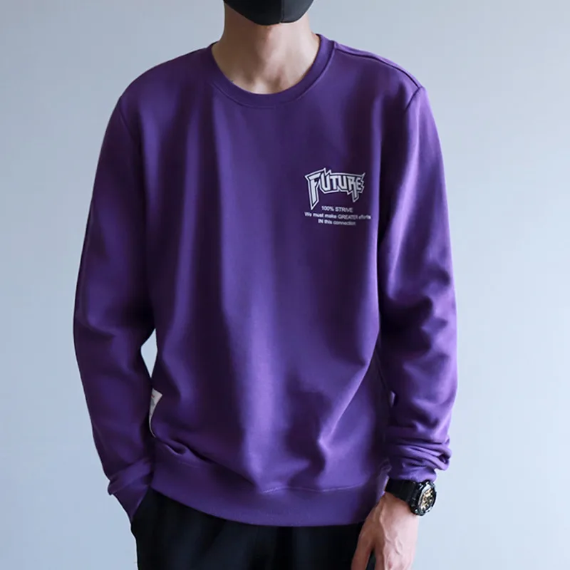 2019 Spring And Autumn New Casual Letter Printing Round Neck Long-sleeved Hoodies Loose Temperament Trend Cotton Harajuku 2019 Spring And Autumn New Casual Letter Printing Round Neck Long-sleeved Hoodies Loose Temperament Trend Cotton Harajuku