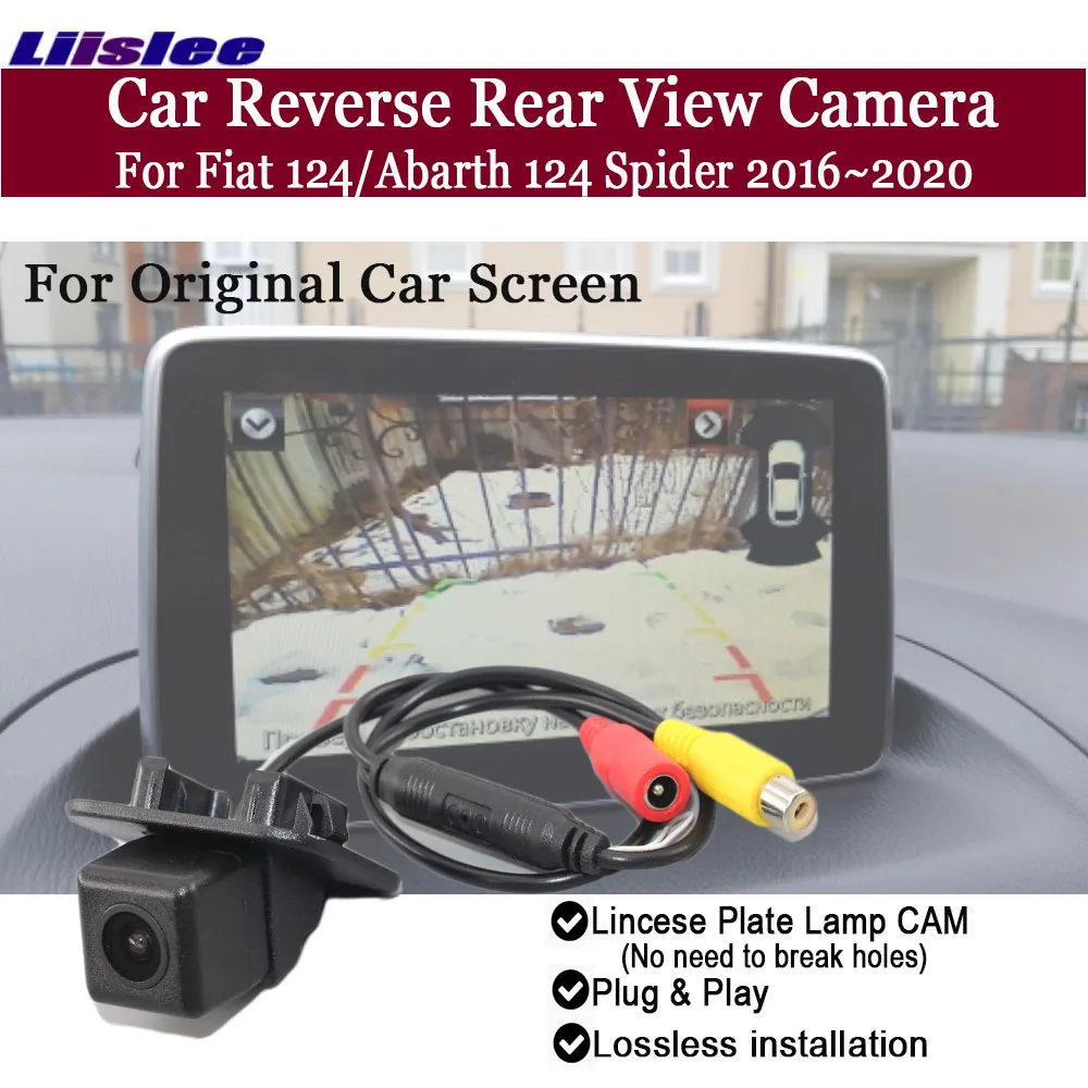 Per Fiat 124/Abarth 124 Spider 2016-2022 Adattatore Per Telecamera Per Retromarcia Per Auto Backup Display Oem Aggiornamento Dell'Immagine Inversa