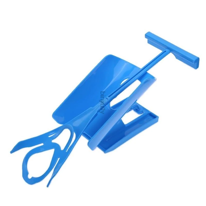 Pregnant Elder Sock Wearing Shoe Horn Device Slider Easy on /off Sock Aid Kit Shoe Horn Device No Bending Stretching Straining