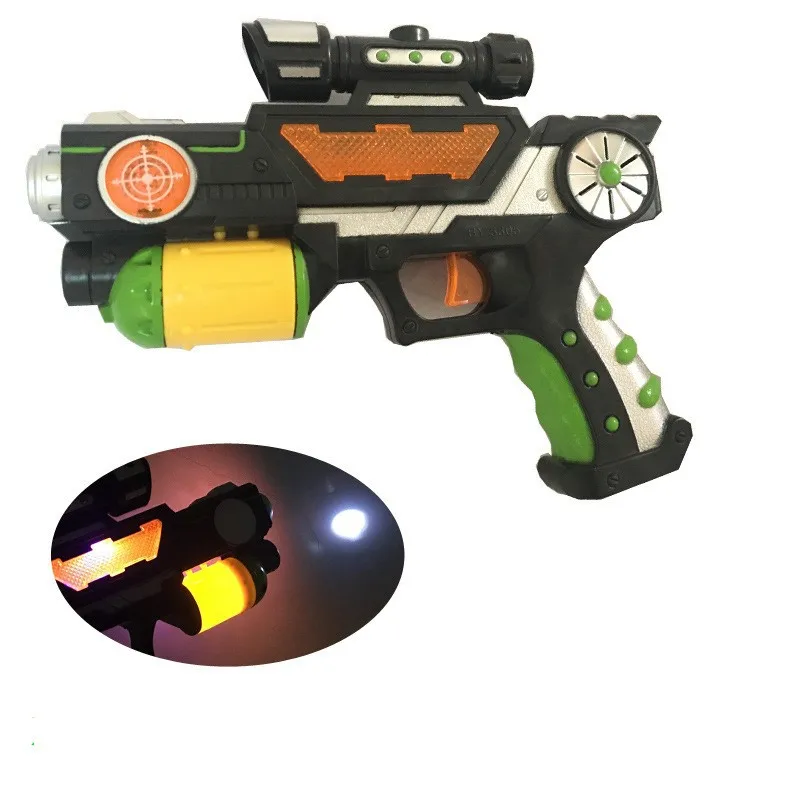 

Children Electric Toy Gun Shining Music Toy Flash Projection Gun with 8 Image Projection Gun