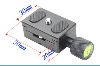 

Metal K30 1/4 Screw Adjustable Clamp Camera Quick release plate for Tripod Monopod Ball Head