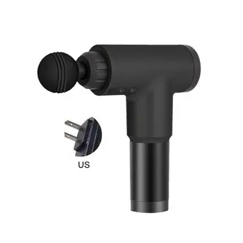 

Black Physiotherapy Muscle Massage Gun Health Massage Deep Relaxation Device High Frequency Vibration Impact Fascia Gun