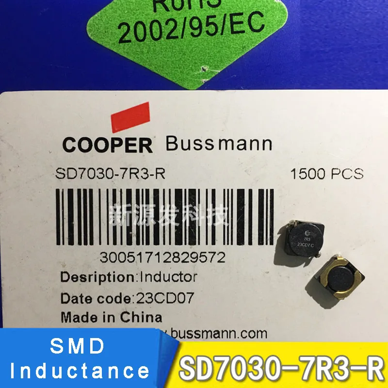SD7030-7R3-R 30% мкГн 7R3 2.1A 54 mOhms 7*7*3 мм оригинальный заводской SMD Экранированный индуктор