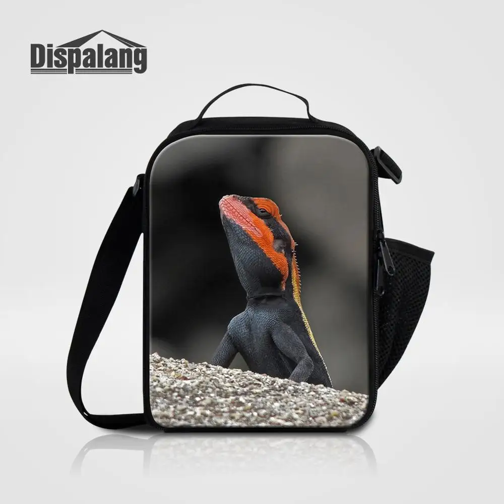 Lunch Bag09 Модная сумка-мессенджер для еды для мальчиков, Термосумки для обеда с объемным животным принтом, переносная сумка-холодильник для пикника, для женщин и мужчин, маленькая сумка Termica - Цвет: Lunch Bag09