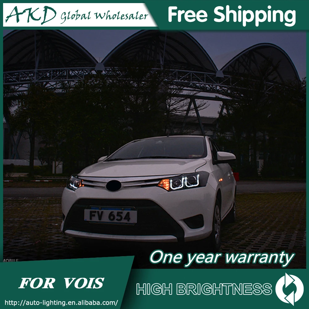 Головной светильник s для автомобиля Toyota Vois- Vois DRL Дневной ходовой светильник светодиодный Биксеноновая лампа противотуманный светильник s автомобильные аксессуары