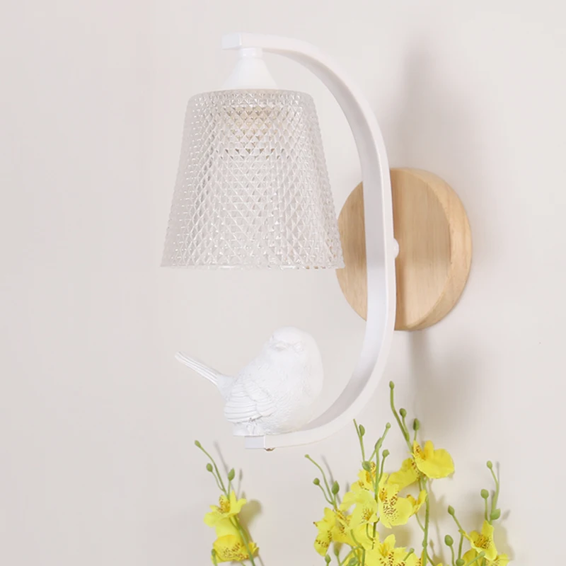 Nordic Bird Lamp Sconce Wall Light Bedroom Lamp Modern Wall Lights for Home Deco Indoor Lighting Living Room Lamps Led