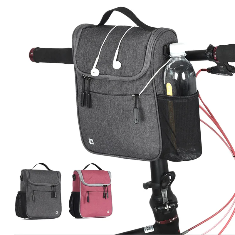 

Polyester Bag Bicycle Front Large Capacity Bag Multi-Function Front Folding Bag Electric Bicycle Waterproof Bag