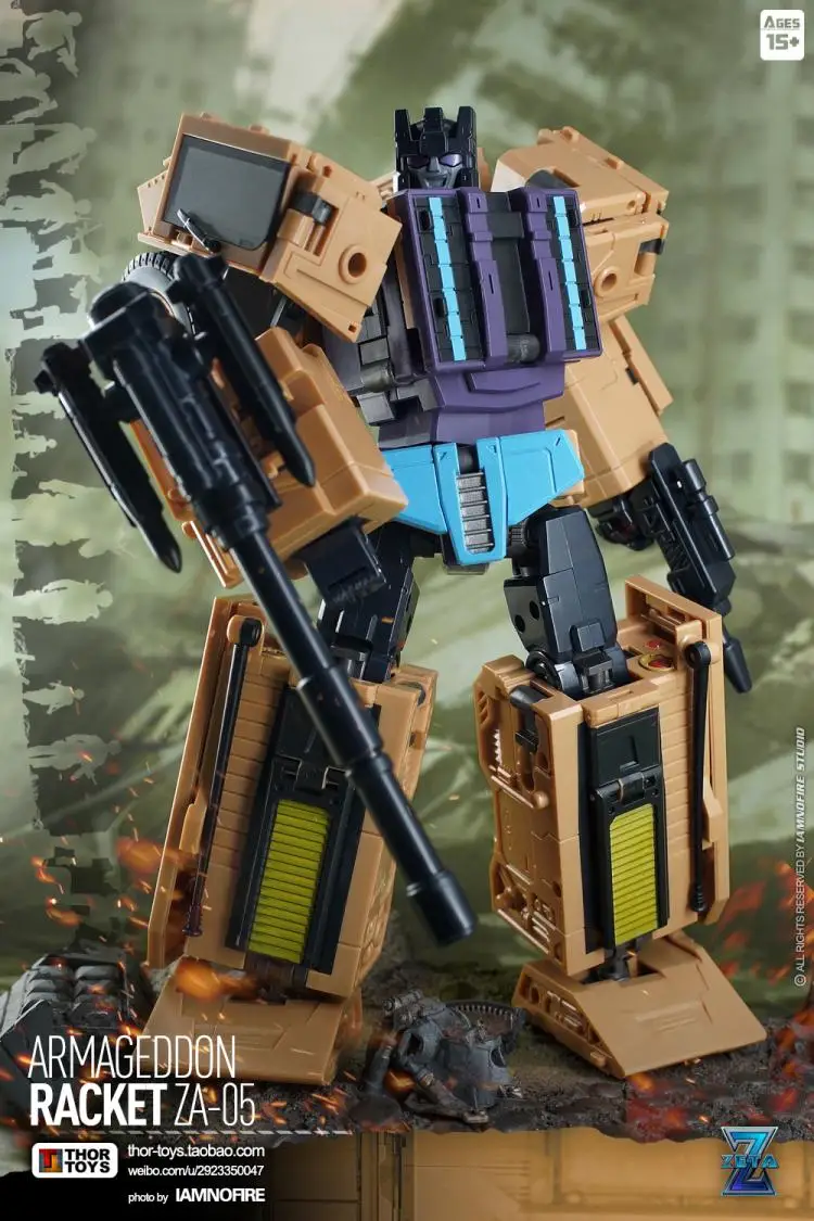 New Transformers Zeta toys ZA-05 Armageddon Racket Swindle Figure in Stock 