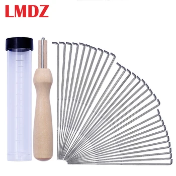 

LMDZ 30pcs Felting Needles Kits Wool Felting DIY Supplies PIN Felting Needle Tool Set with 10 Felting Needles With Clear Bottle