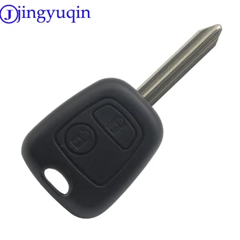 

jingyuqin 10p 2B Remote Car Key Shell Case Fob For Peugeot Partner Expert Boxer SX9 Blade For CITROEN C2 / C3 Pluriel