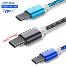 

New 10mm Extra Long Connector Type C Cable for Blackview P10000 BV9600 BV9500 BV9000 BV7000 BV6800 Pro Ulefone Power 3s cabel