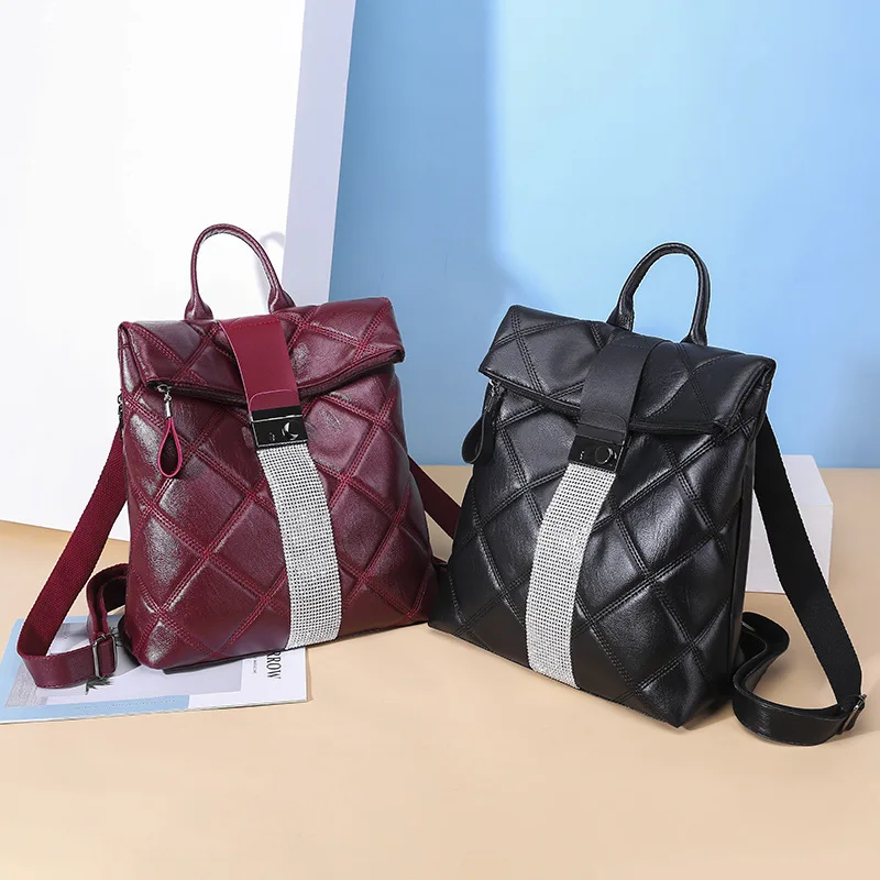 Анти вор mochila feminina школьные сумки водонепроницаемые путешествия роскошный ноутбук Черная кожа милый аниме фирменный женский рюкзак