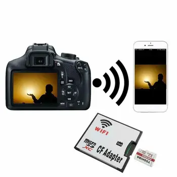

For Camera Smartphone Tablet PC Computer Memory Card Adapter TF To Wifi CF Micro-Secure Digital Memory Cards Converter