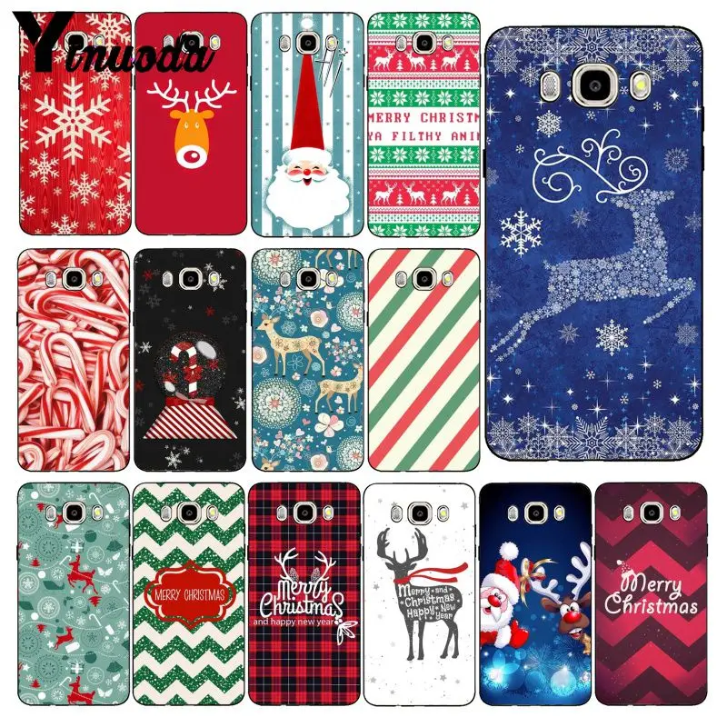 

Yinuoda Merry Christmas New Year Soft Phone Case Cover For Samsung Galaxy J7 J6 J8 J4 J4Plus J7 DUO J7NEO J2 J5 Prime