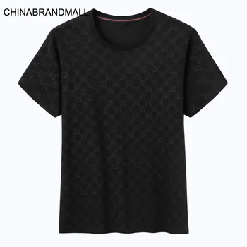 

2020 Men Youth Superpang Plus Fat Plus Size Leisure Round Neck Printing Short Sleeve T Shirt