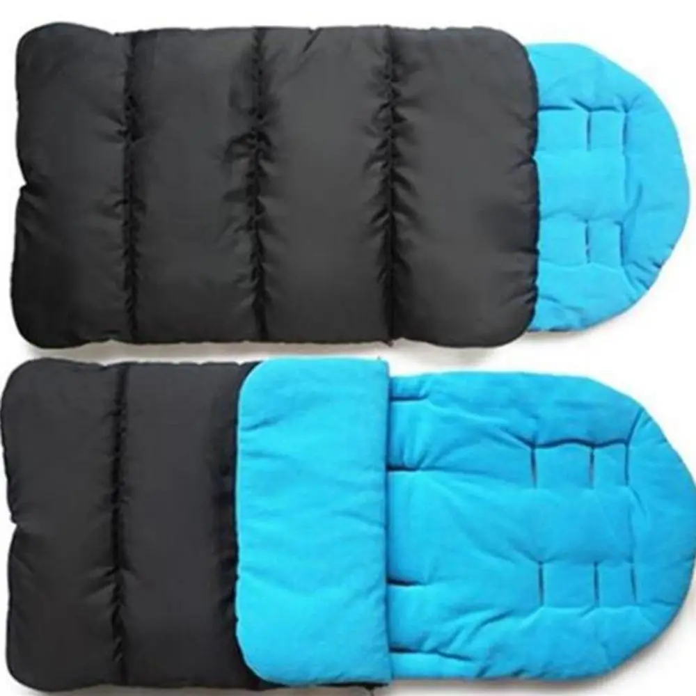 Baby Stroller Sleeping Bag Windproof Winter Autumn Baby Sleep Sack Bunting Bag Warm Foot Cover Newborn Cotton Seat Cushion Pad