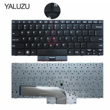 YALUZU Новая Клавиатура США для LENOVO для IBM, Thinkpad E50 Edge 14 15 черная клавиатура для ноутбука без Удочка с мышкой для котов без указателя