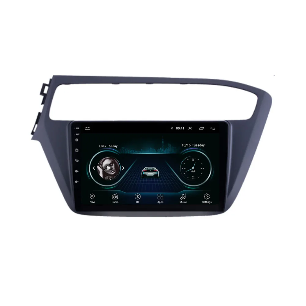 

4G LTE Android 8.1 For HYUNDAI i20 2018 2019 2020 Multimedia Stereo Car DVD Player Navigation GPS Radio