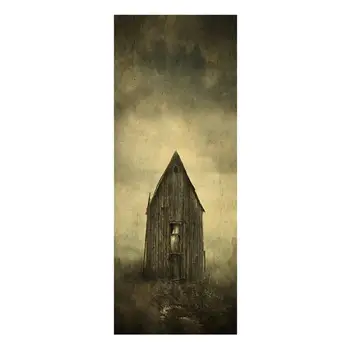 

1 Set Halloween Door Stickers Door Decorative Decals for Home Room Decor