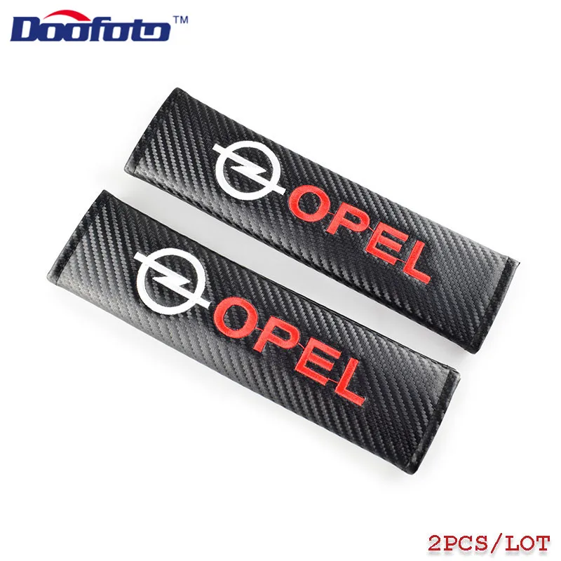 Doofoto 2x чехол для ремня безопасности автомобиля для Opel Astra j Insignia Astra g Corsa d Zafira b Mokka Vivaro Meriva аксессуары для укладки