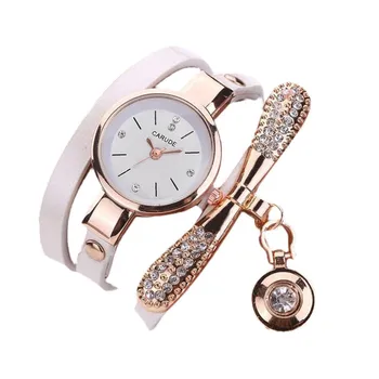 

Women Leather band Analog Quartz Wrist Watches womens high quality gift relojes mujer orologio donna