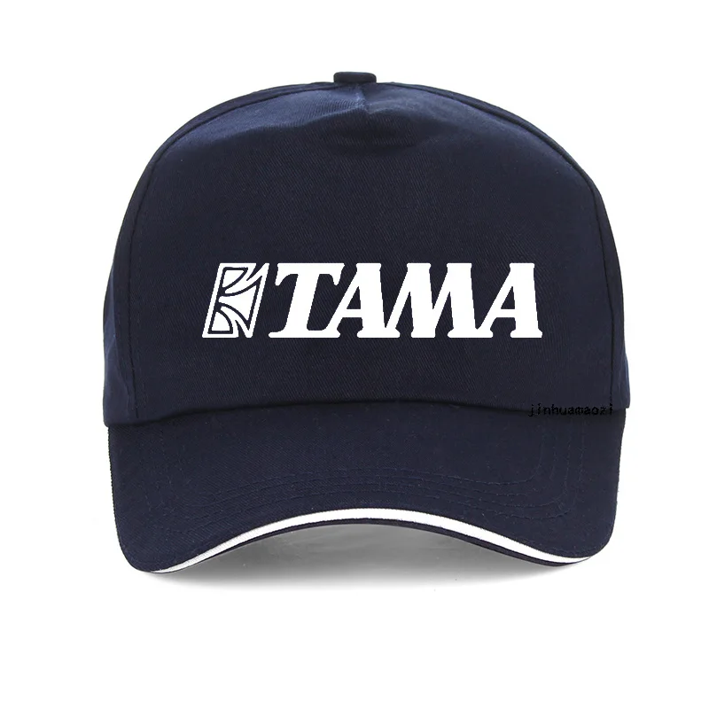 TAMA с принтом барабанов, мужская и женская кепка heisenberg, хлопок, повседневные бейсболки для папы, унисекс, регулируемая бейсболка hta bone - Цвет: Тёмно-синий