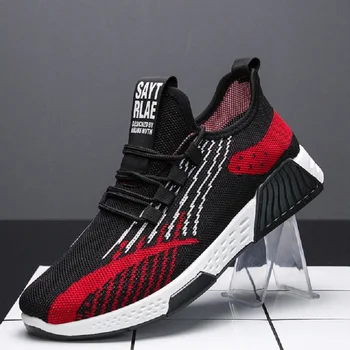 

Men shoes fall new non-slip men's net light breathable running shoes shock absorption casual sneakers Joker