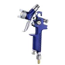 1pc Professional 1.0mm Nozzle H2000 Blue Aluminum alloy Air Paint Spray Tool 125ml Watering Can 168*93mm Car repair tools