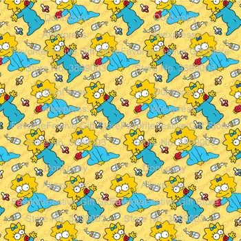 

pet clothes blanket bibs diy shirt boy cartoon Simpson printed polyester Cotton patchwork for sewing dress cloth making puppet