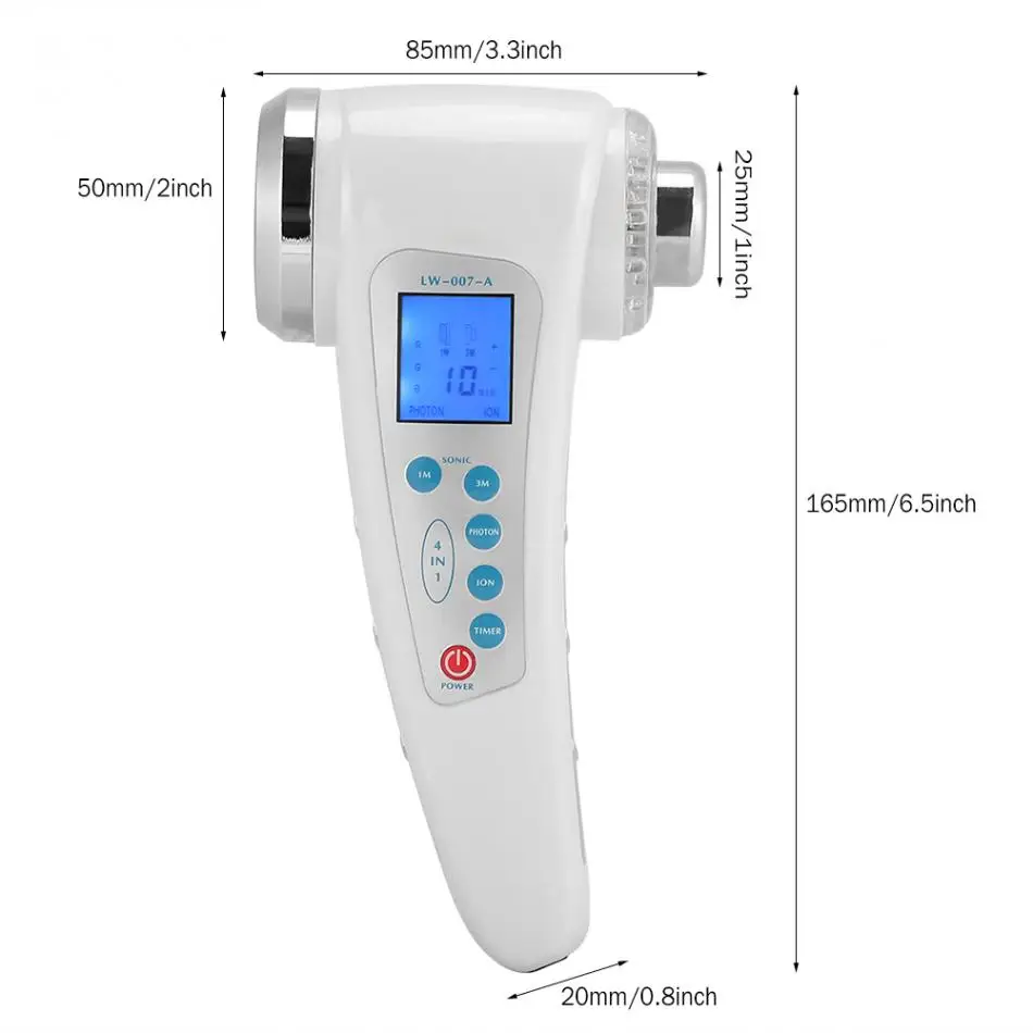 Laser Hair Removal Machine Cimenn 4 IN 1 High Frequency Vibration Massage Light Ion Importing Face Beauty Machine Pores Cleaner