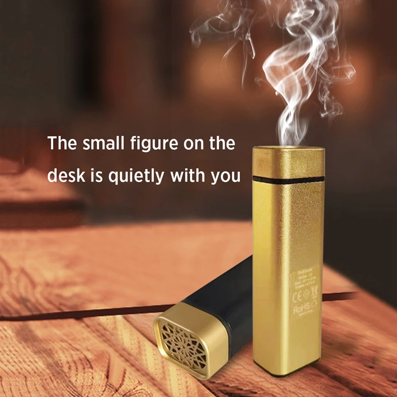 Usb Incense Burner Portable Electric Bakhoor Aroma Diffuser Mini Arabic Incense Holder Muslim
